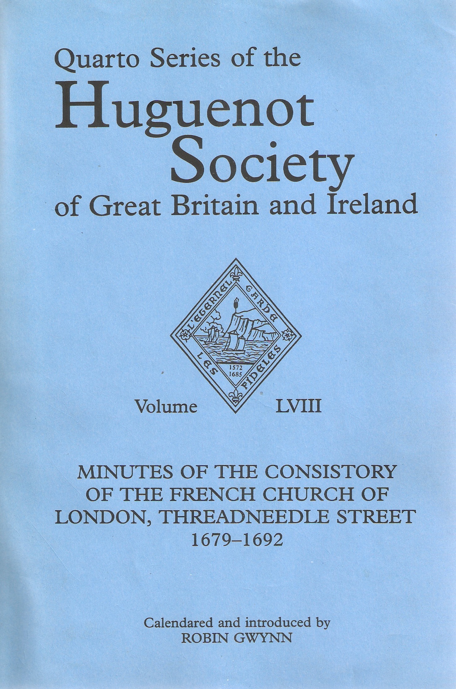 Huguenot Society Quarto Series